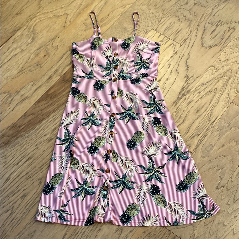 Berydress Striped Pineapple Dress